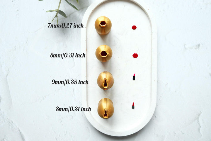 Micro Lipstick Polymer Clay Cutter: 9mm Earring Making Tool