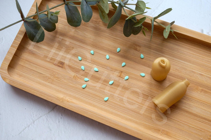 Mini Leaf & Heart Polymer Clay Cutters: Earring Making Tools