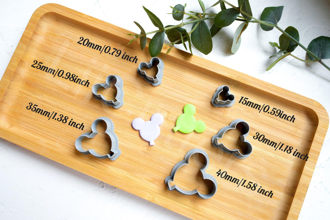 Polymer Clay Mouse Balloon Cutter | Cute Animal Earring Making Tool | DIY Clay Jewelry