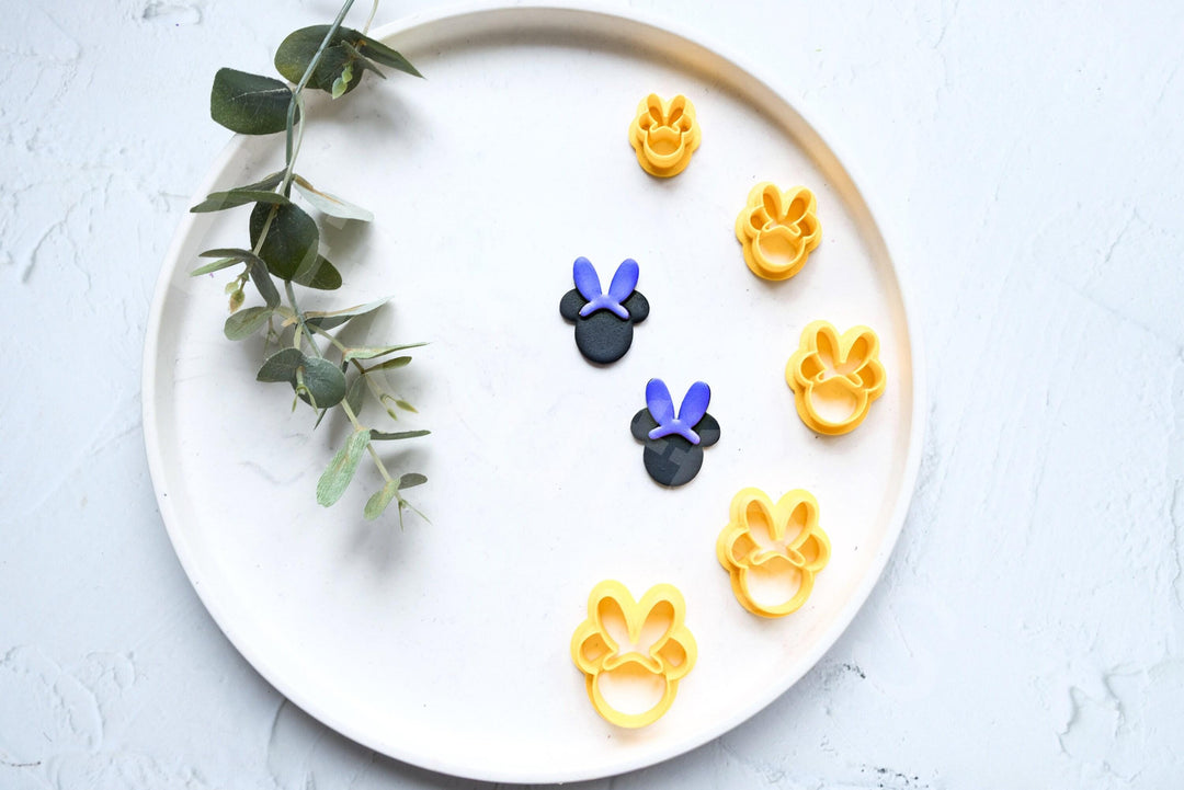 Mouse Easter Cookie Cutter: Bunny Ears Polymer Clay Cutter