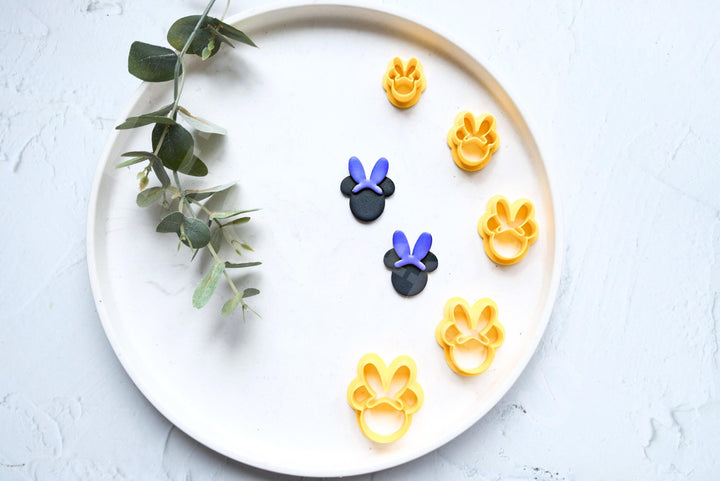 Mouse Easter Cookie Cutter: Bunny Ears Polymer Clay Cutter