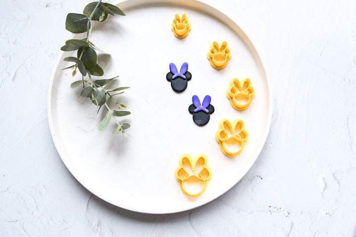 Mouse Easter Cookie Cutter: Bunny Ears Polymer Clay Cutter
