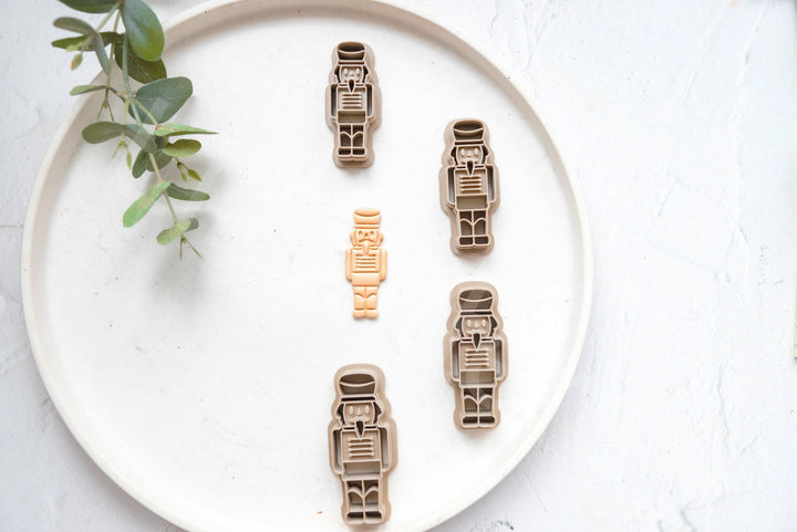 Nutcracker Polymer Clay Cutters: Christmas Earring DIY