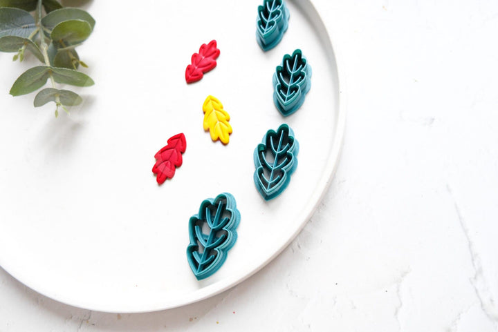 Oak Leaf Clay Cutter: Earring & Cookie Making Tool