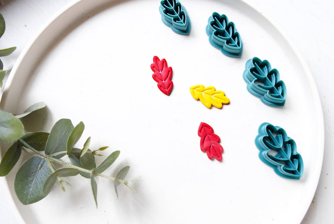 Oak Leaf Clay Cutter: Earring & Cookie Making Tool