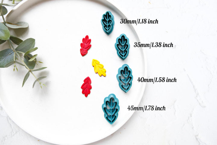 Oak Leaf Clay Cutter: Earring & Cookie Making Tool
