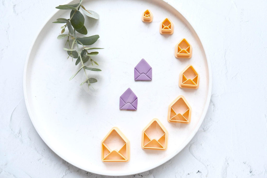 Valentine Envelope Clay Cutter: Love Letter Polymer Clay Tool