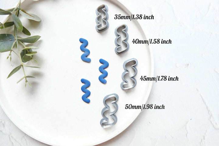 Line Clay Cutter Set: Geometric Polymer Clay Earring Cutters
