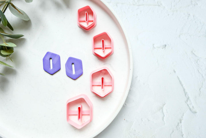 Boho Donut Polymer Clay Cutter: Earring & Hair Clip Mold