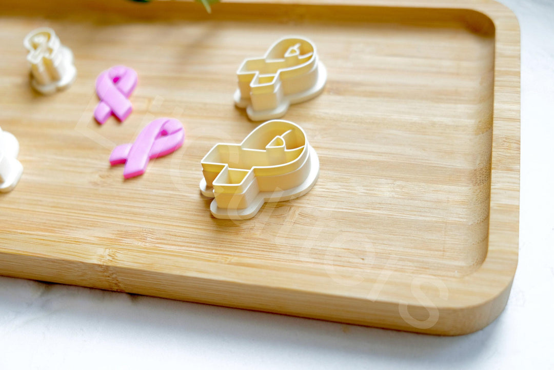 Awareness Ribbon Clay Cutter: 3D Printed Jewelry Tool