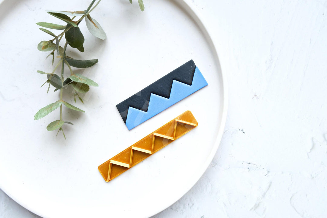 Wavy Line Polymer Clay Blade: Earring Making Tool