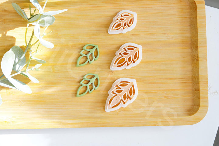 Leaf Polymer Clay Cutter: Jewelry & Cookie DIY Tool