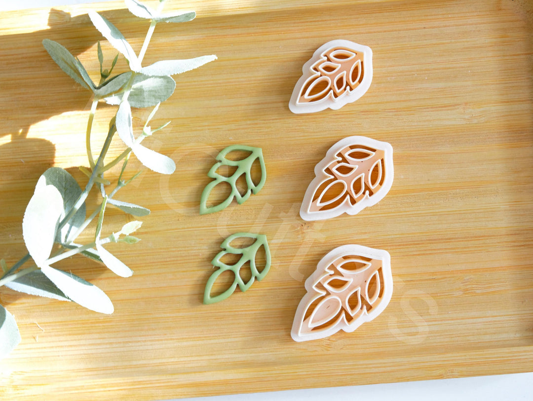 Leaf Polymer Clay Cutter: Jewelry & Cookie DIY Tool