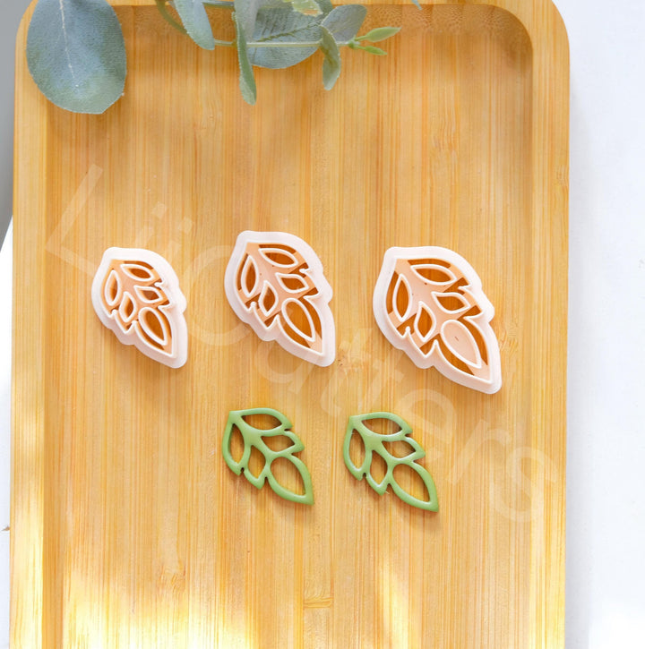 Leaf Polymer Clay Cutter: Jewelry & Cookie DIY Tool
