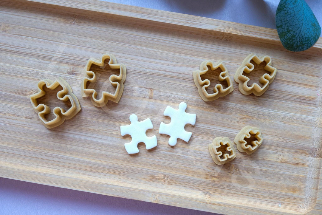 Puzzle Polymer Clay Cutter Set (2pc) | Polymer Clay Earring & Jewelry Making Tools