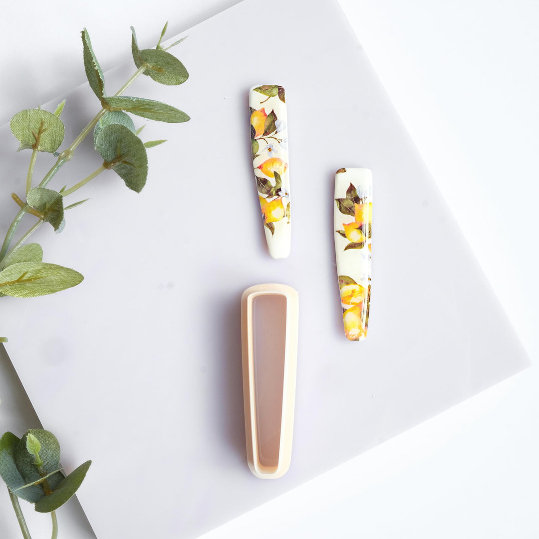 Trapezoid Polymer Clay Cutter: Geometric Earring Tool