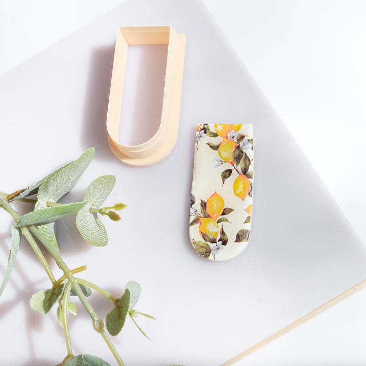 Long Arch Polymer Clay Cutter: Trapezoid Earring Tool