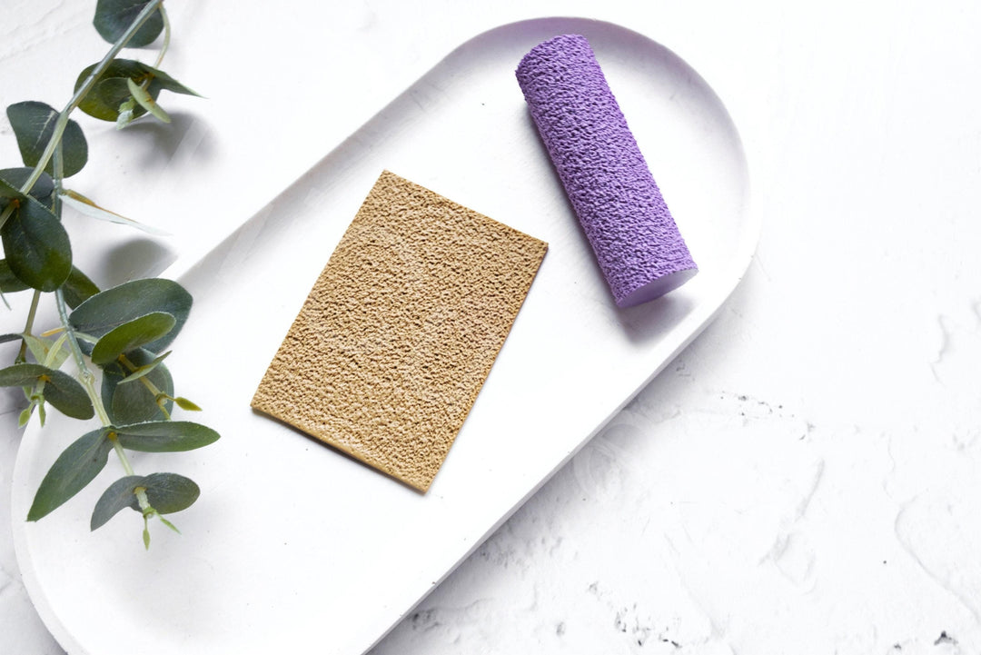 Sand Paper Texture Clay Roller: Seamless Pattern Tool