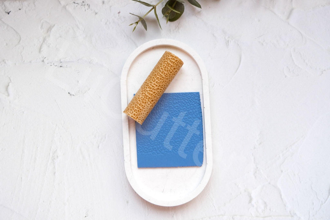 Animal Print Clay Texture Roller: Polymer Clay Tool