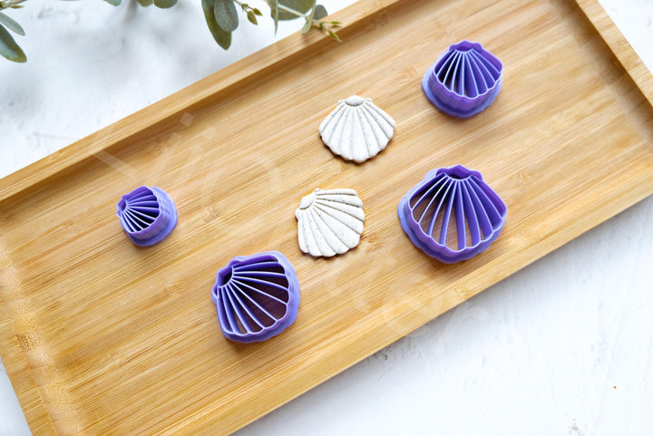 Shell Polymer Clay Cutter: Sea Earring Tool (20-35mm)