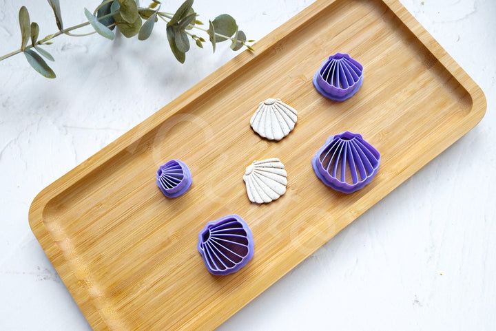 Shell Polymer Clay Cutter: Sea Earring Tool (20-35mm)