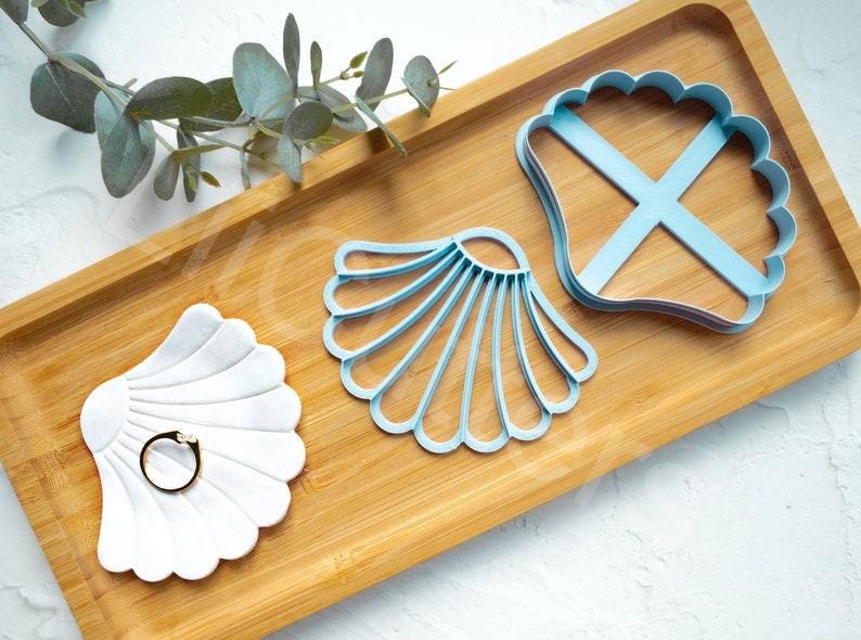 Shell Trinket Dish Clay Cutter: Polymer Clay Tool