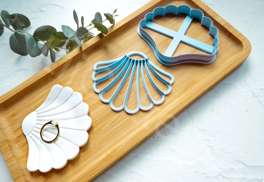 Shell Trinket Dish Clay Cutter: Polymer Clay Tool