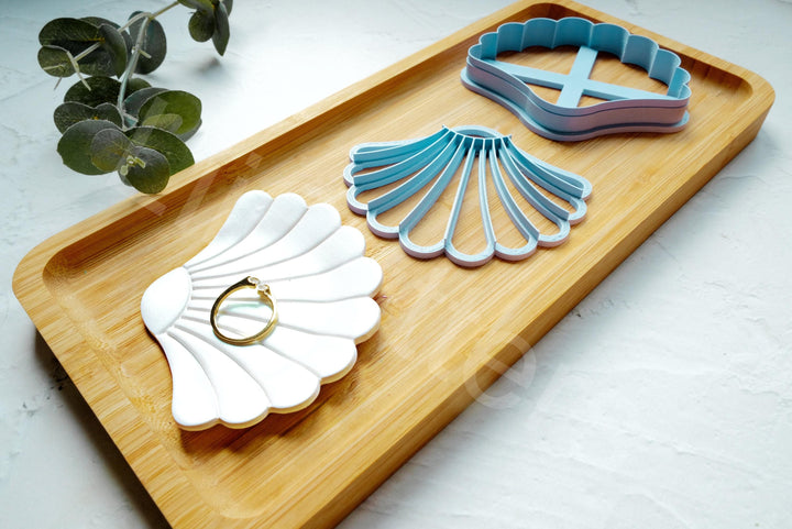 Shell Trinket Dish Clay Cutter: Polymer Clay Tool