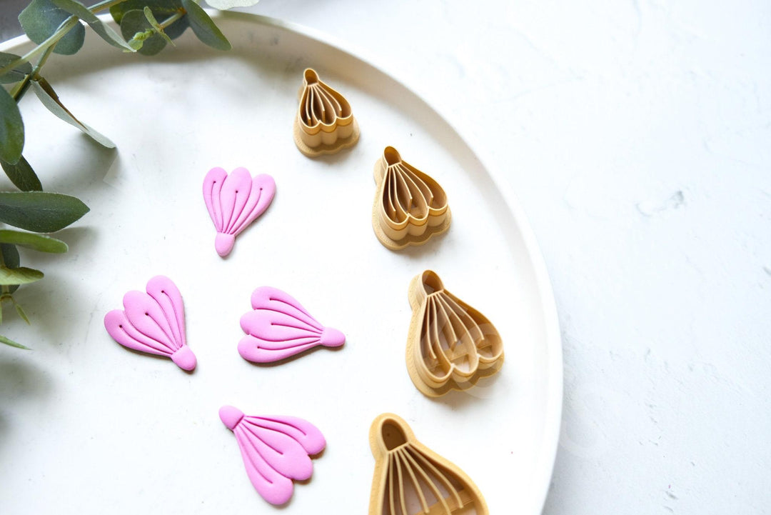 Snowdrop Flower Clay Cutter Set: Polymer Earring Cutters