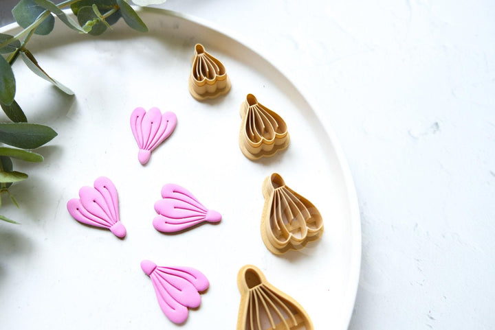 Snowdrop Flower Clay Cutter Set: Polymer Earring Cutters