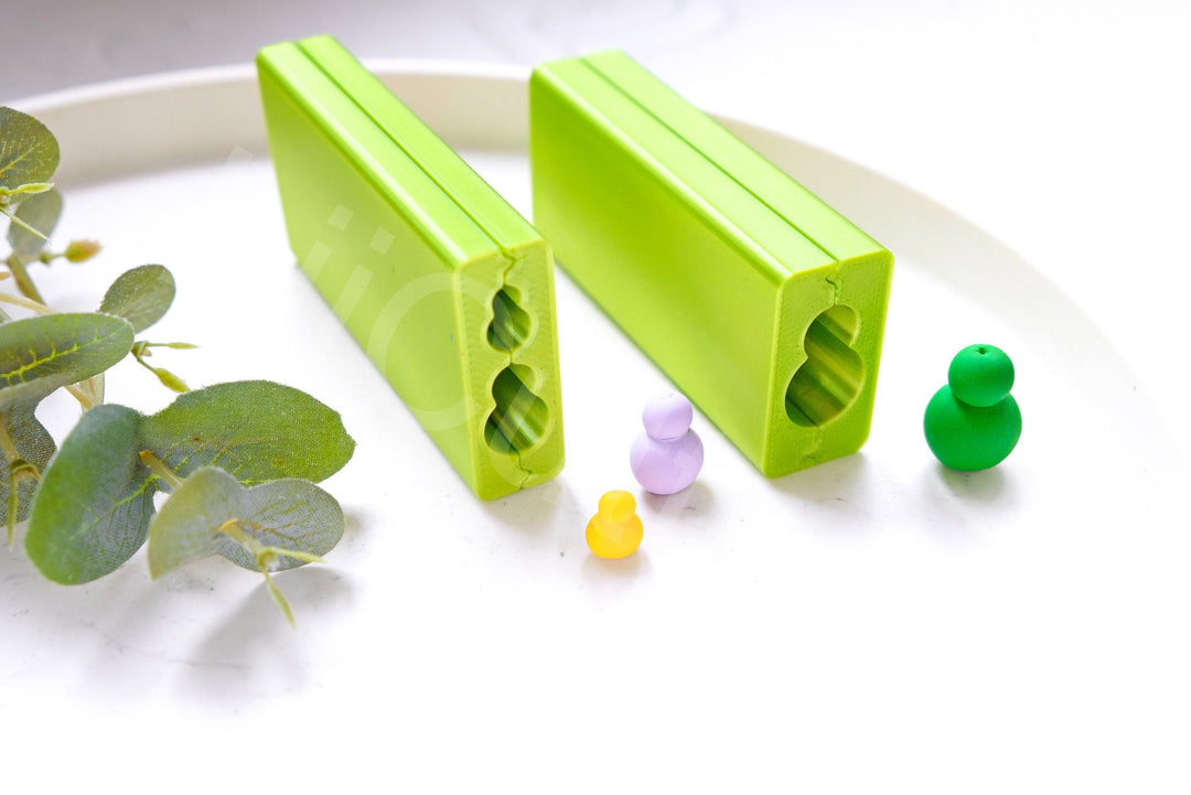 Snowman Bead Roller: Polymer Clay Earring Making Tool