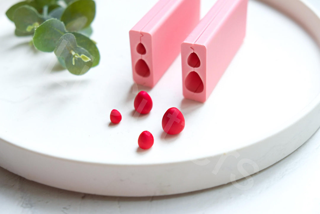 Strawberry Bead Roller for Polymer Clay – Fruit Bead Maker Tool, Clay Earring Bead Roller Mold
