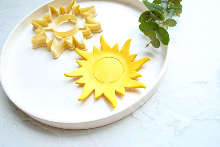 Sun Trinket Dish Polymer Clay Cutter: Summer Theme