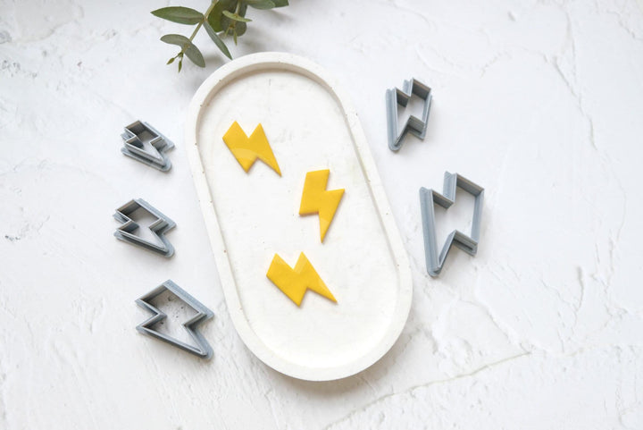 Lightning Bolt Clay Cutter: Summer Earring Making Tool