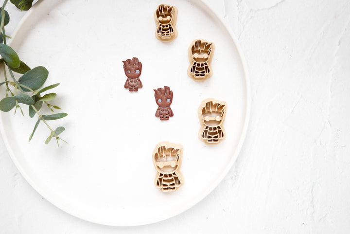 Baby Groot Clay Cutter: Guardians of the Galaxy Earring Tool