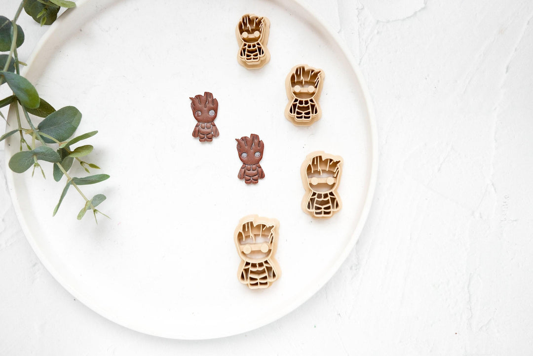 Baby Groot Clay Cutter: Guardians of the Galaxy Earring Tool