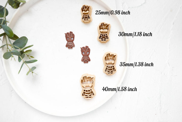 Baby Groot Clay Cutter: Guardians of the Galaxy Earring Tool