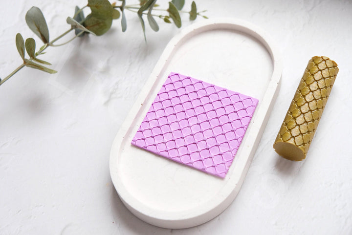Heart Texture Roller for Polymer Clay: Valentine's Day Embossing