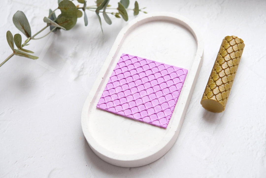 Heart Texture Roller for Polymer Clay: Valentine's Day Embossing