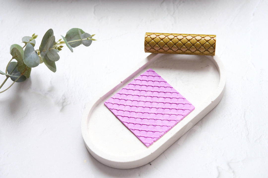 Heart Texture Roller for Polymer Clay: Valentine's Day Embossing