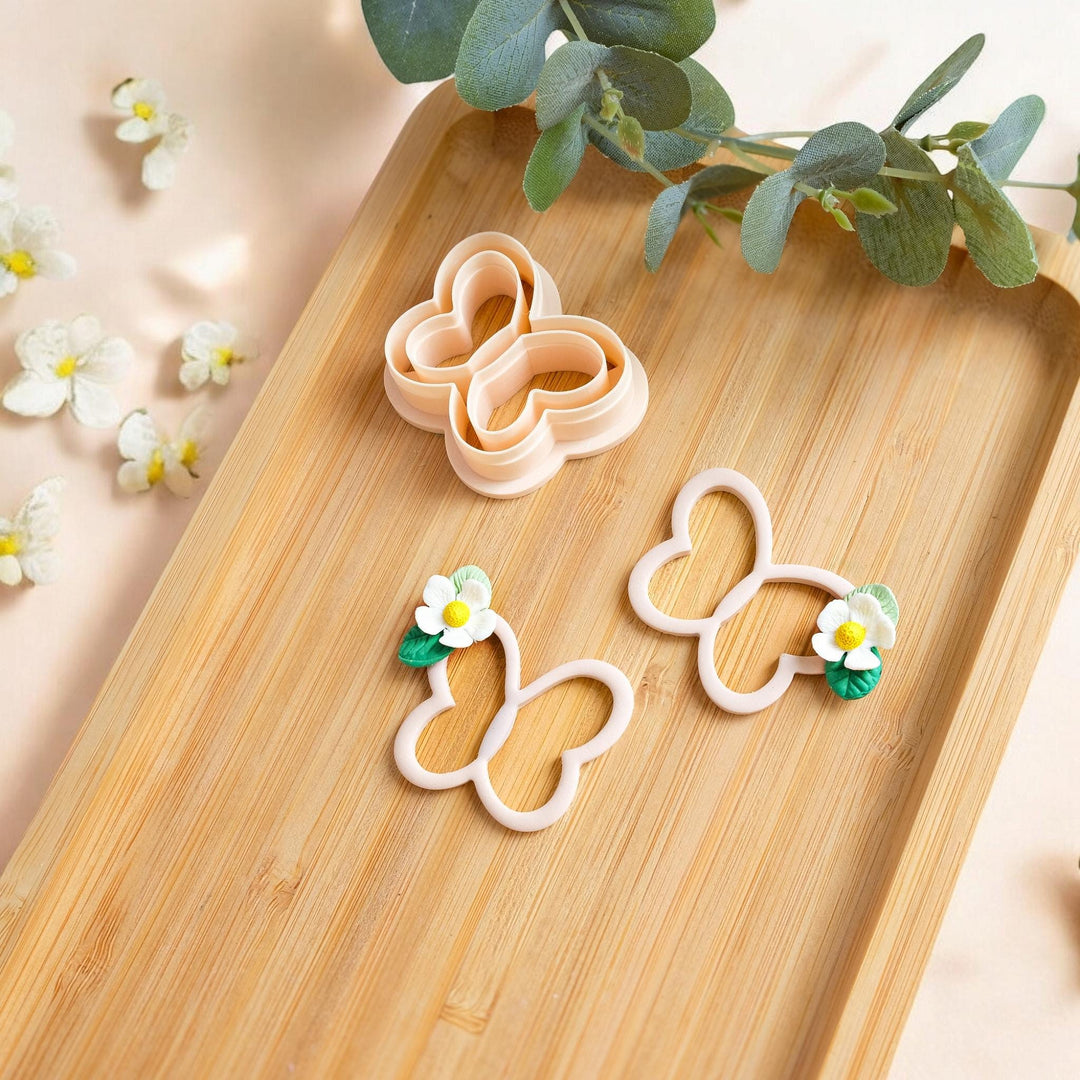 Butterfly Polymer Clay Cutter: Monarch Earring DIY (4 Sizes)