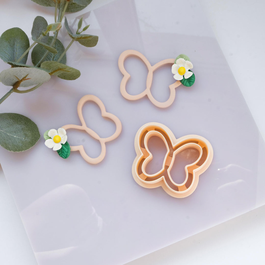 Butterfly Polymer Clay Cutter: Monarch Earring DIY (4 Sizes)