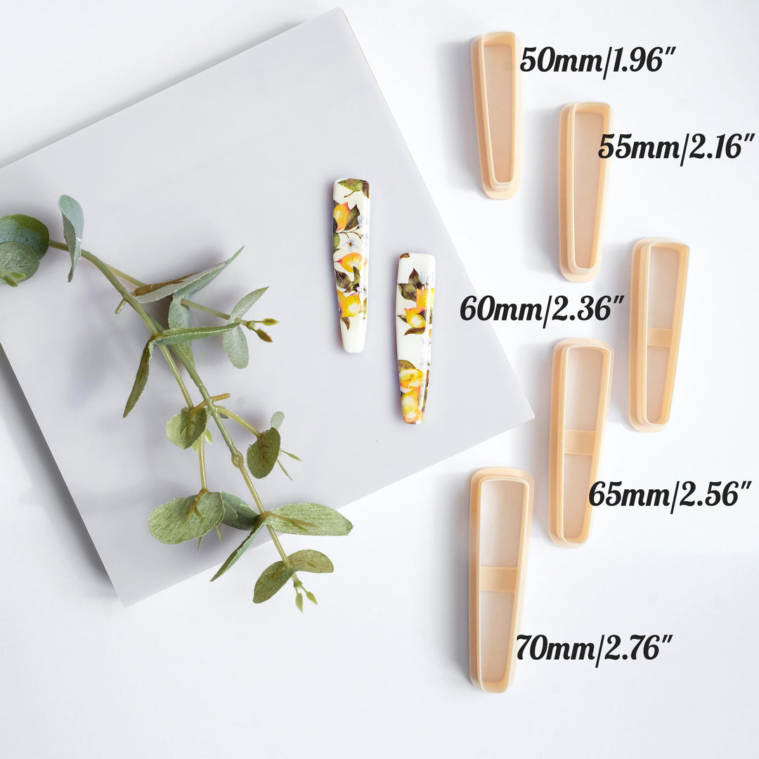 Trapezoid Polymer Clay Cutter: Geometric Earring Tool