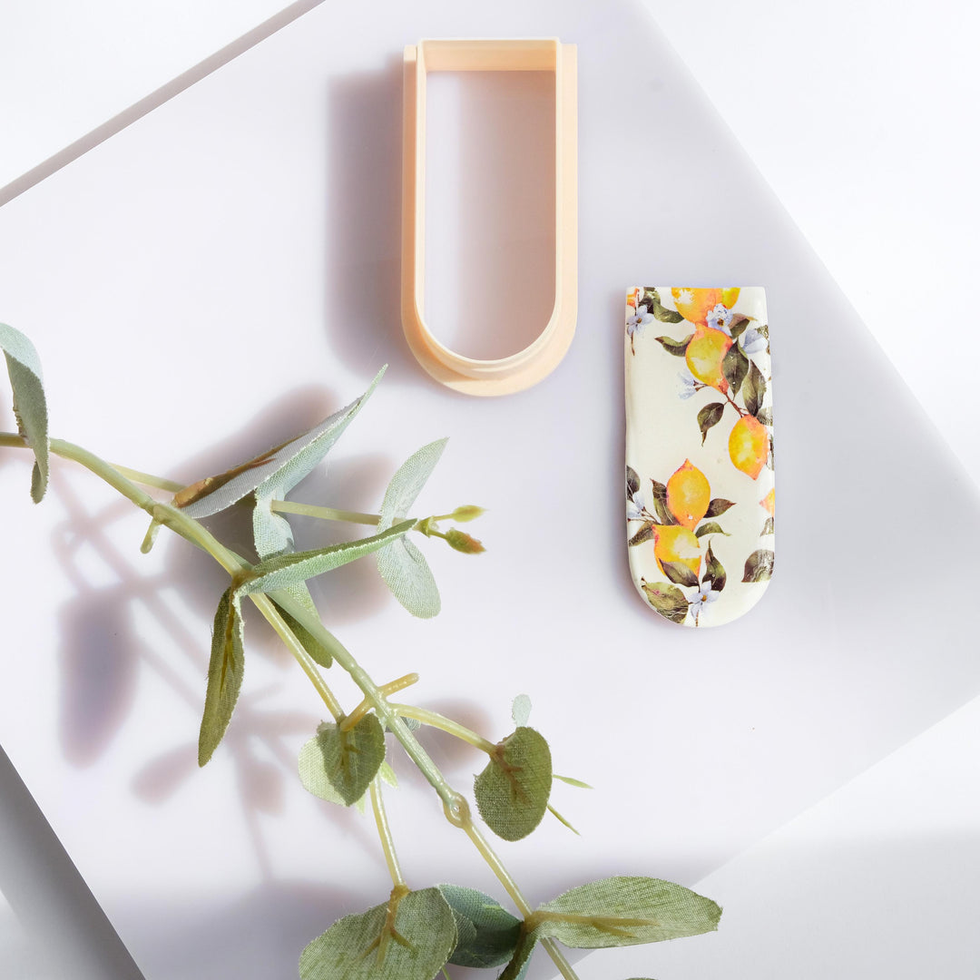 Long Arch Polymer Clay Cutter: Trapezoid Earring Tool