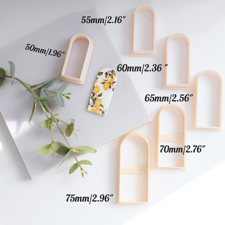 Long Arch Polymer Clay Cutter: Trapezoid Earring Tool