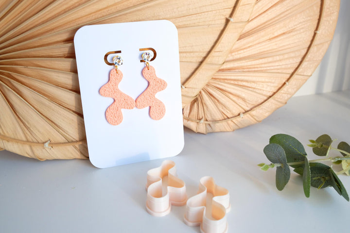Abstract Polymer Clay Cutter Set | Modern Blob Earring Cutters | Clay Jewelry Making Tools & Shapes for Trendy Earrings