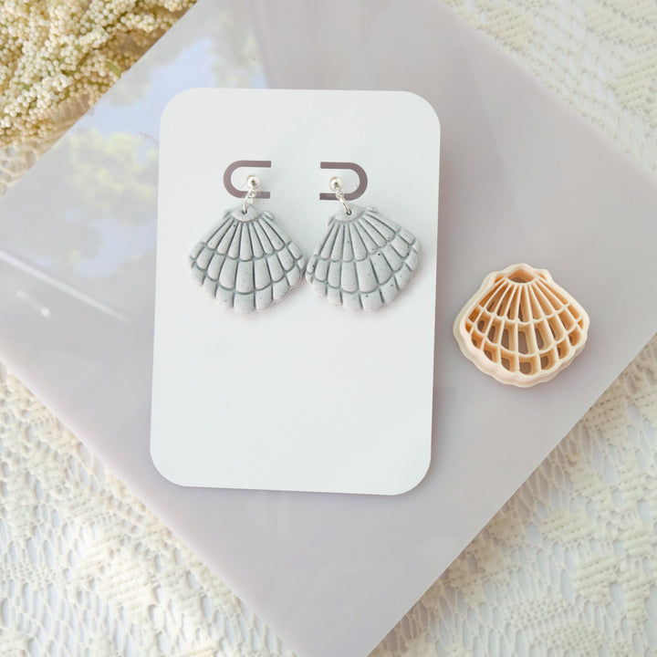 Sea Shell Polymer Clay Cutter: Earring Making Supplies