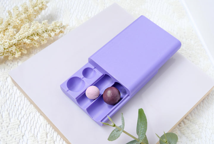 Polymer Clay Circle Bead Roller: Round Bead Shaping Tool with Piercing Needle, Circle Bead roller with needle, Bead roller with guide