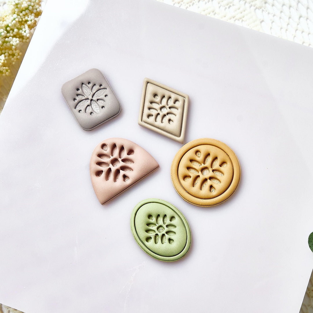 Floral Polymer Clay Cutters: Earring & Jewelry Making Tools