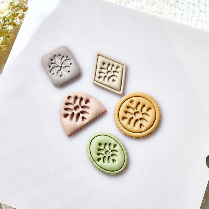 Floral Polymer Clay Cutters: Earring & Jewelry Making Tools
